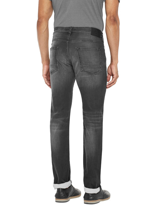 KYLIAN-Black Comfort Slim Jeans