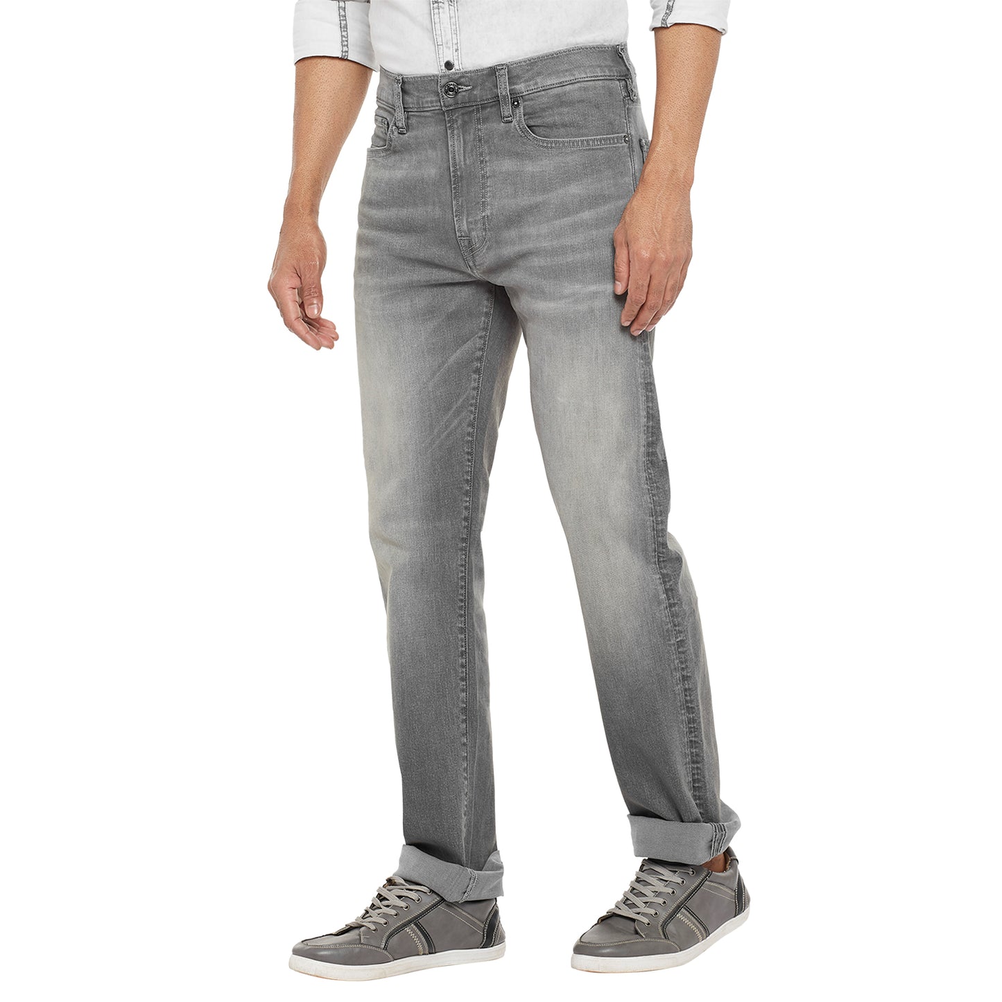 LIONEL-Black Regular Fit Jeans