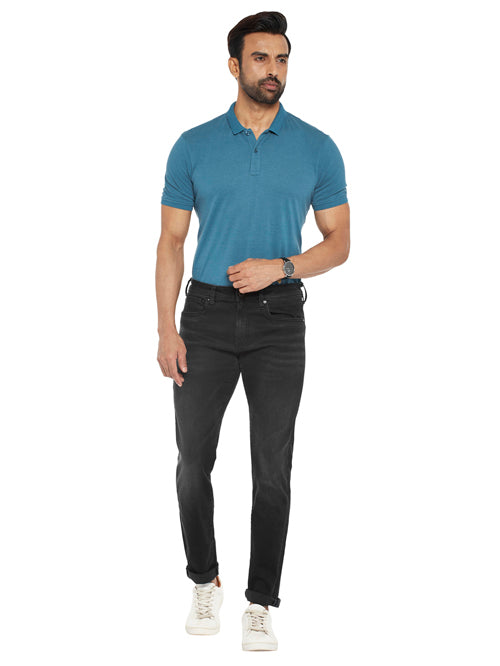 MARCEL-Black Regular Fit Jeans