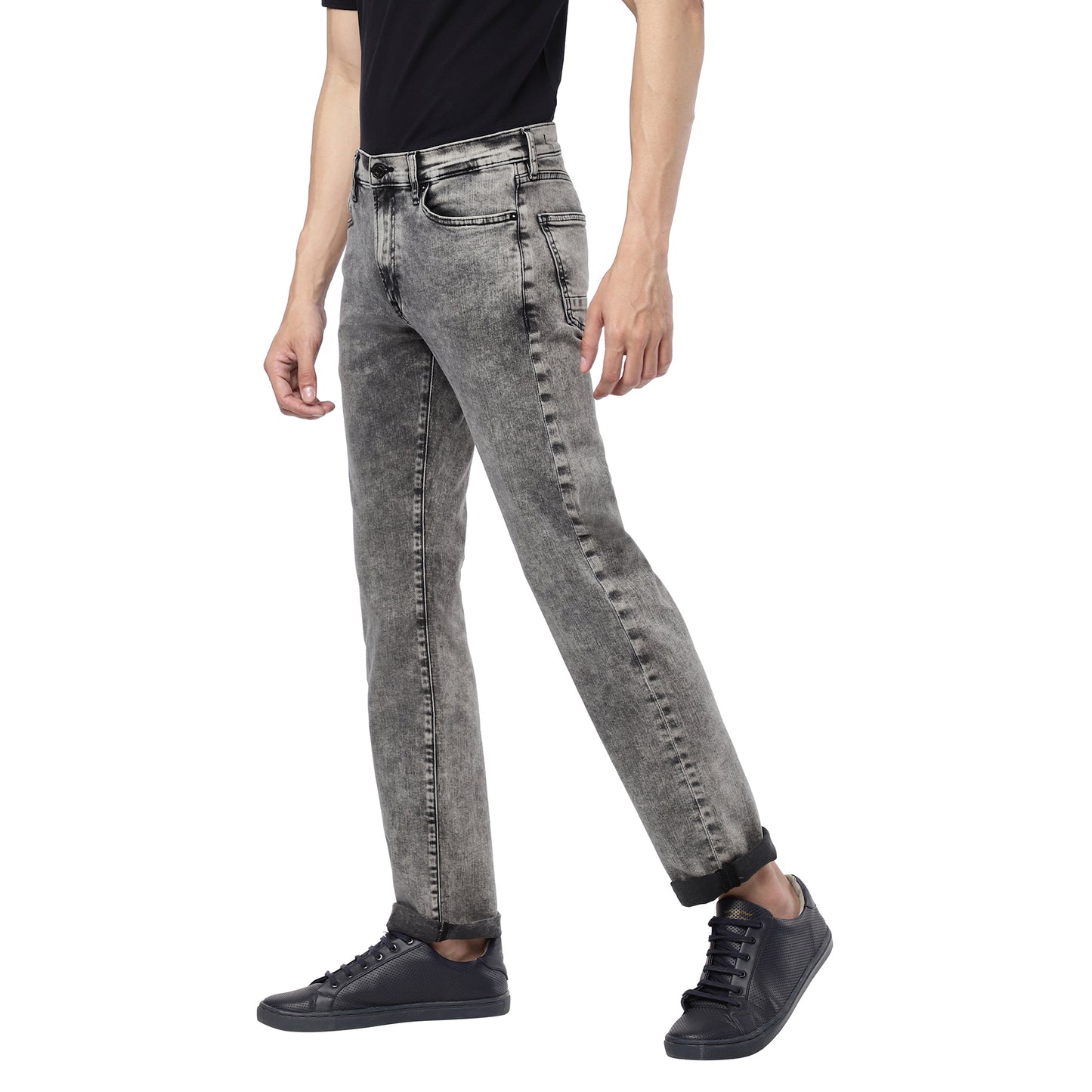 MARCO-Grey Regular Fit Jeans