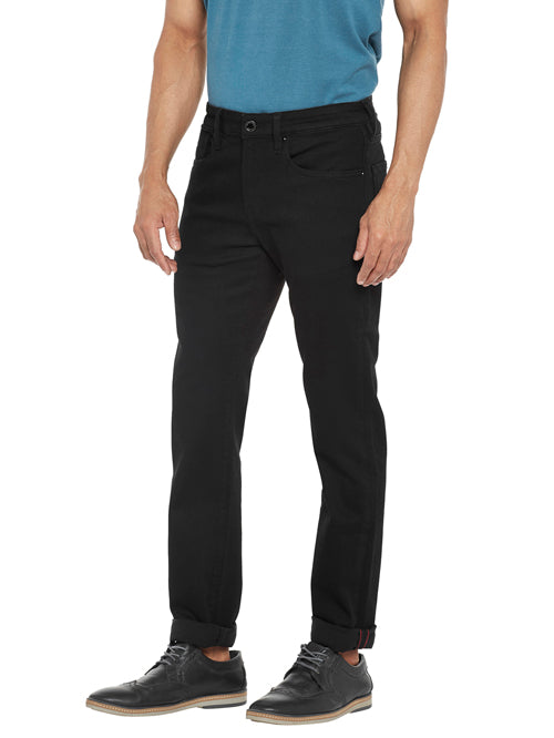 NEUER-Black Comfort Slim Jeans