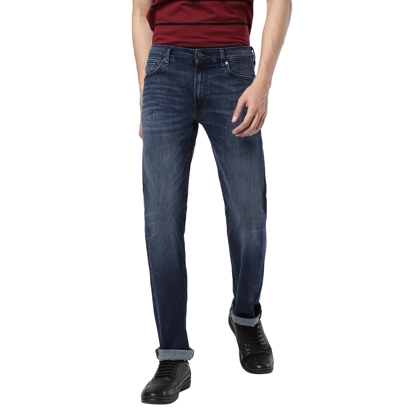 OZIL-Dark Blue Comfort Slim Jeans