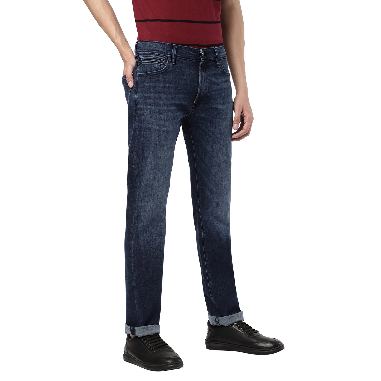 OZIL-Dark Blue Comfort Slim Jeans