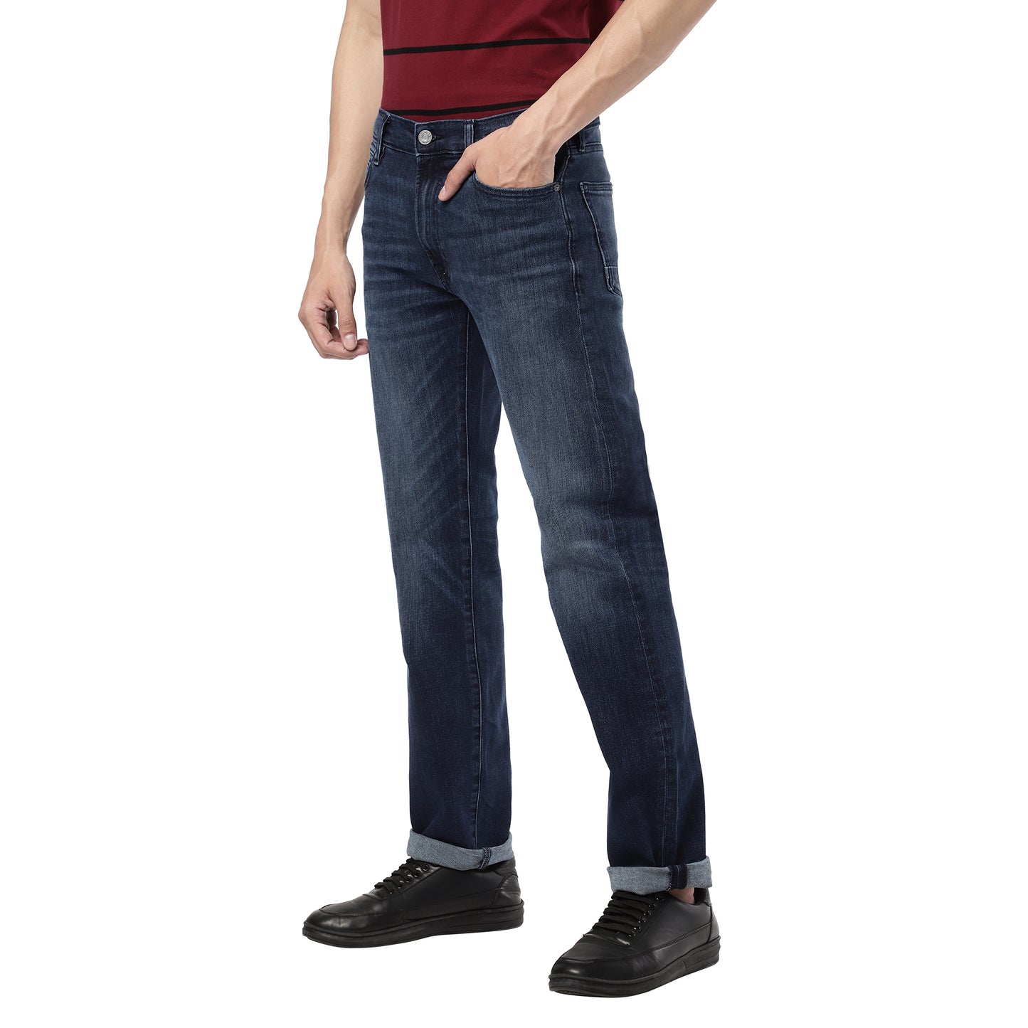 OZIL-Dark Blue Comfort Slim Jeans