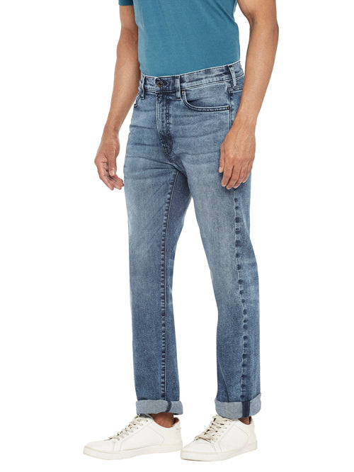 TRENT-Blue Regular Fit Jeans