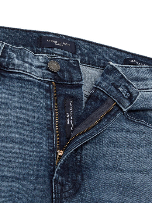 TRENT-Blue Regular Fit Jeans