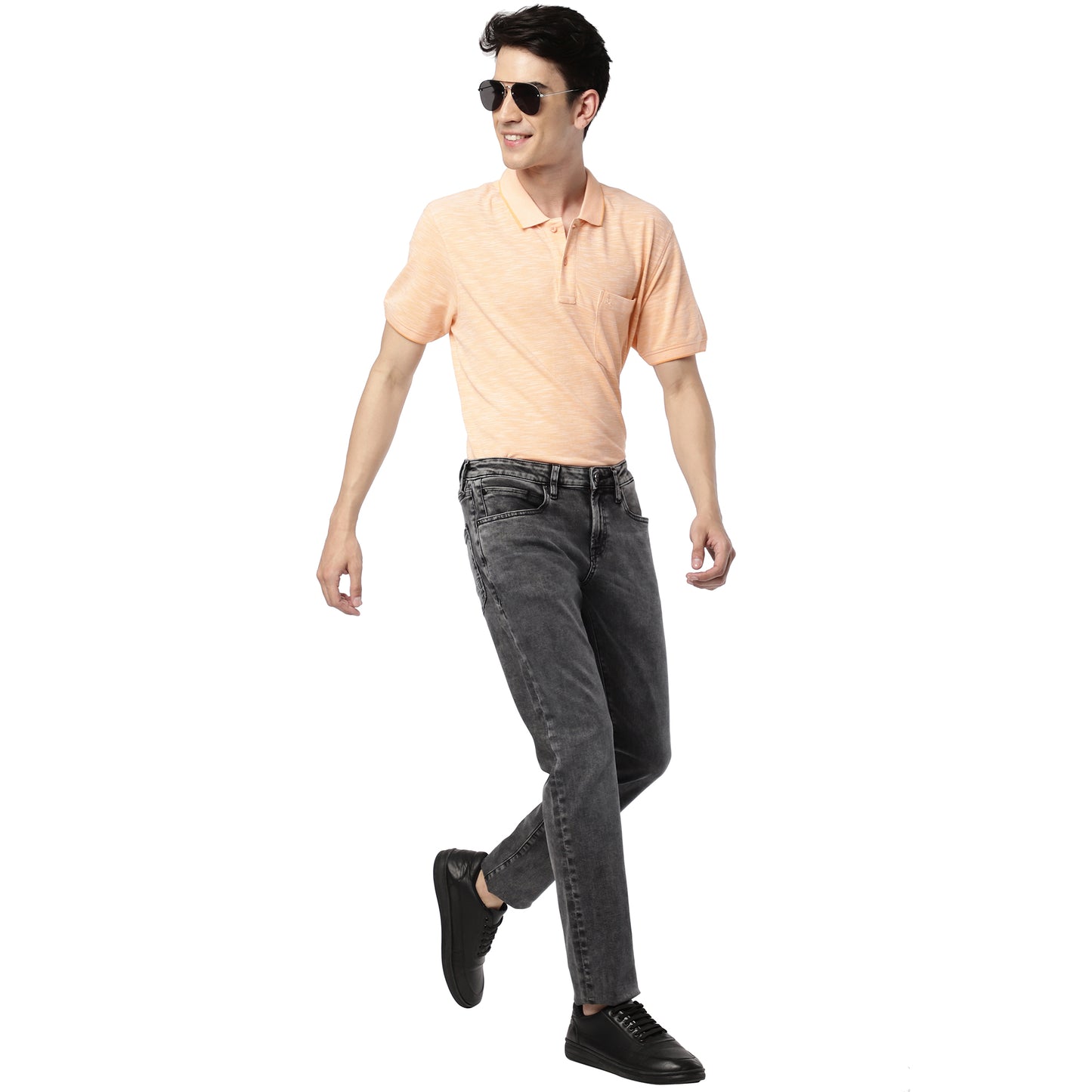 XAVI-Grey Comfort Slim Jeans