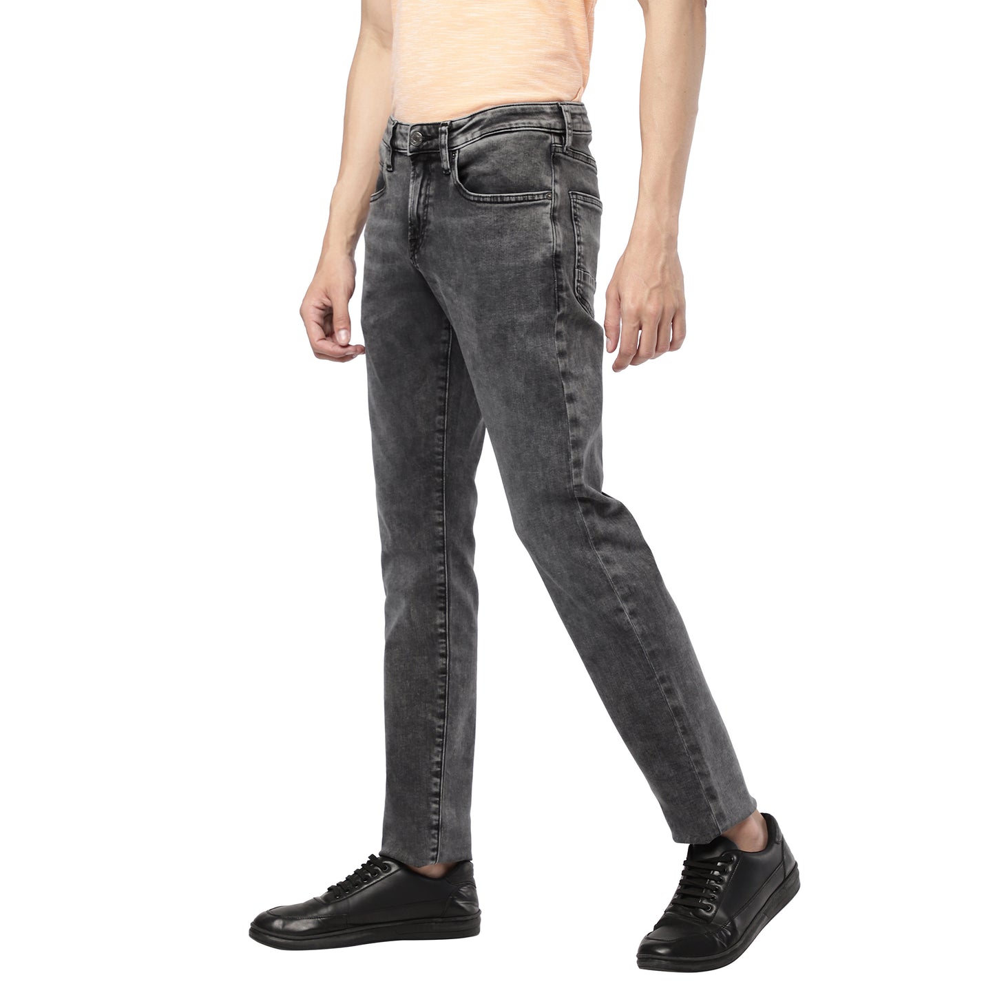 XAVI-Grey Comfort Slim Jeans
