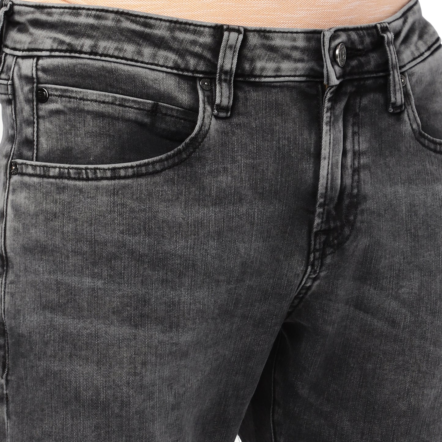XAVI-Grey Comfort Slim Jeans