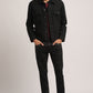 ALLAN-MEN BLACK REGULAR FIT JACKET