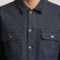 ALLEN-MEN DARK BLUE REGULAR FIT JACKET