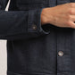 ALLEN-MEN DARK BLUE REGULAR FIT JACKET