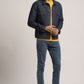 ALLEN-MEN DARK BLUE REGULAR FIT JACKET