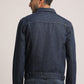 BRYAN-MEN DARK BLUE REGULAR FIT JACKET