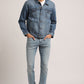 COLIN-MEN MID BLUE CLASSIC TRUCKER JACKET