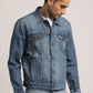 COLIN-MEN MID BLUE CLASSIC TRUCKER JACKET