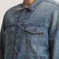 CONNER-MEN MID BLUE CLASSIC TRUCKER JACKET