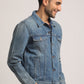 CONNER-MEN MID BLUE CLASSIC TRUCKER JACKET