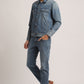 CONNER-MEN MID BLUE CLASSIC TRUCKER JACKET