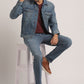 CONNER-MEN MID BLUE CLASSIC TRUCKER JACKET