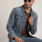 CONNER-MEN MID BLUE CLASSIC TRUCKER JACKET