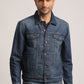 CONOR-MEN DARK BLUE CLASSIC TRUCKER JACKET