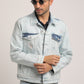 DAMIEN-MEN LIGHT BLUE CLASSIC TRUCKER JACKET