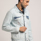 DAMIEN-MEN LIGHT BLUE CLASSIC TRUCKER JACKET