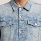 DAMON-MEN LIGHT BLUE CLASSIC TRUCKER JACKET