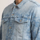 DAMON-MEN LIGHT BLUE CLASSIC TRUCKER JACKET