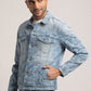 DAMON-MEN LIGHT BLUE CLASSIC TRUCKER JACKET