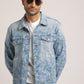 DAMON-MEN LIGHT BLUE CLASSIC TRUCKER JACKET