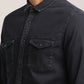 DELANEY-MEN DARK BLUE SLIM FIT SHIRT