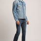 DEREK-MEN LIGHT BLUE CLASSIC TRUCKER JACKET