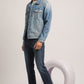 DEREK-MEN LIGHT BLUE CLASSIC TRUCKER JACKET