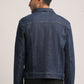 DERRICK-MEN DARK BLUE CLASSIC TRUCKER JACKET