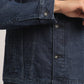 DERRICK-MEN DARK BLUE CLASSIC TRUCKER JACKET