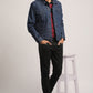 DERRICK-MEN DARK BLUE CLASSIC TRUCKER JACKET