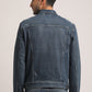 DEVIN-MEN DARK BLUE CLASSIC TRUCKER JACKET