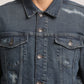 DEVIN-MEN DARK BLUE CLASSIC TRUCKER JACKET