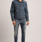 DEVIN-MEN DARK BLUE CLASSIC TRUCKER JACKET