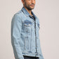 DILAN-MEN LIGHT BLUE CLASSIC TRUCKER JACKET