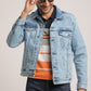 DILAN-MEN LIGHT BLUE CLASSIC TRUCKER JACKET