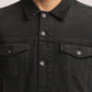 DOMINICK-MEN BLACK CLASSIC TRUCKER JACKET