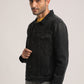 DOMINICK-MEN BLACK CLASSIC TRUCKER JACKET