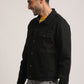 DOMINIK-MEN BLACK CLASSIC TRUCKER JACKET