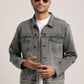 DONOVAN-MEN GREY CLASSIC TRUCKER JACKET