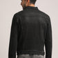 DORIAN-MEN BLACK CLASSIC TRUCKER JACKET