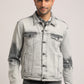 DOUGLAS-MEN GREY CLASSIC TRUCKER JACKET