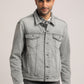 DUKE-MEN GREY CLASSIC TRUCKER JACKET